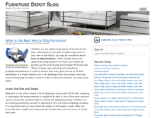 Tablet Screenshot of blog.furnituredepot.com