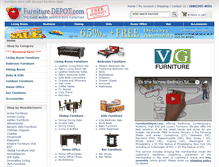 Tablet Screenshot of furnituredepot.com